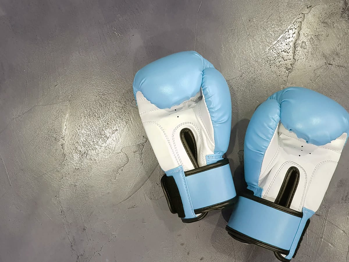 fighting boxing gloves